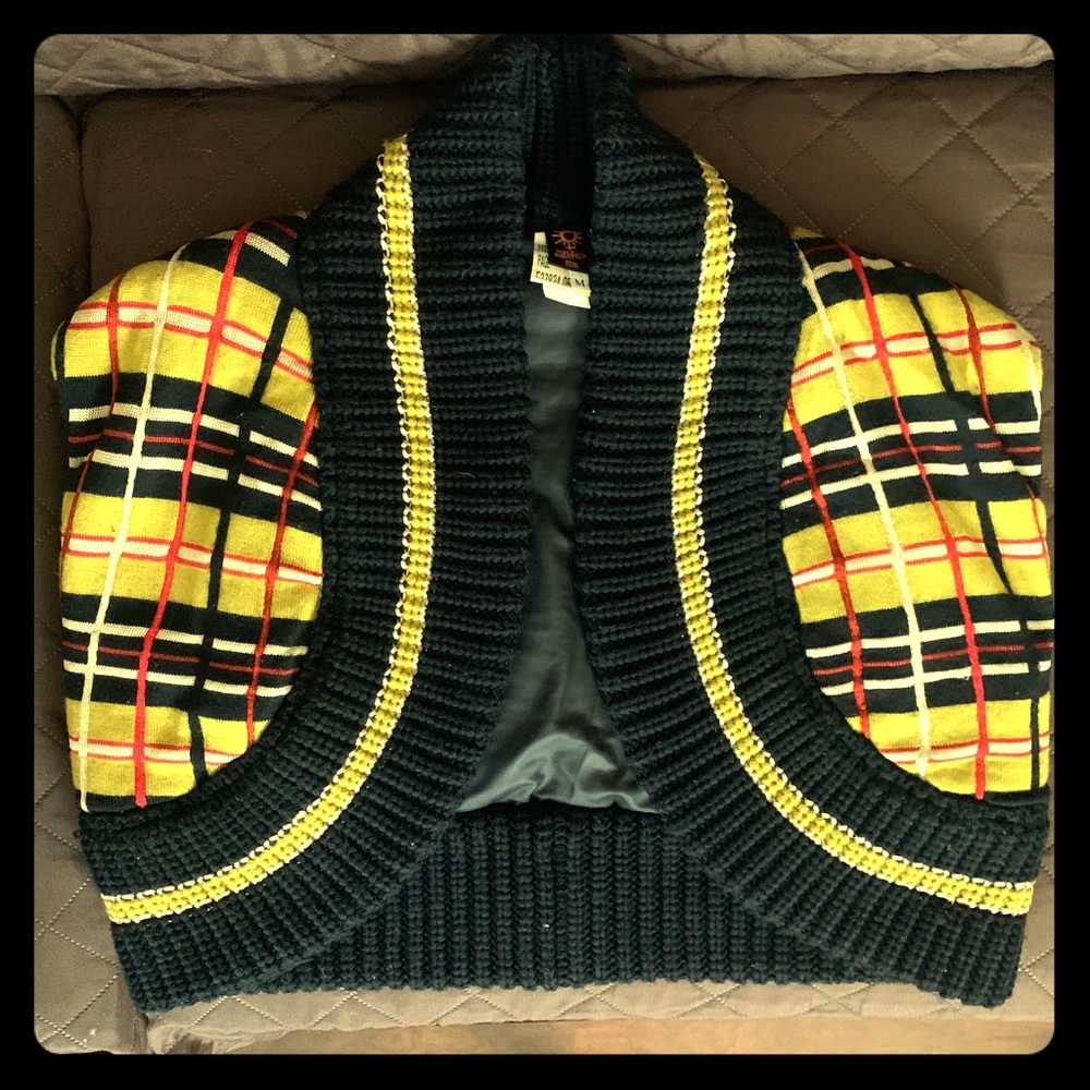 Vintage early 2000s Jean Paul Gaultier plaid vest